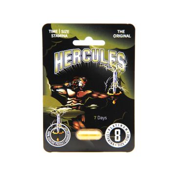 Hercules 15000 gold pill male enhancement capsule front label