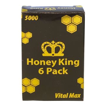 Honey King 5000 Male Enhancement Vita Max Organic 6 Sachet Pack