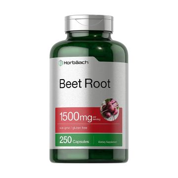 Bottle of Horbaach Beet Root Capsules