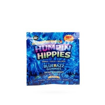 Humpin Hippies Blue Razz Men's Wellness Gummies 13 g, 3 Gummies