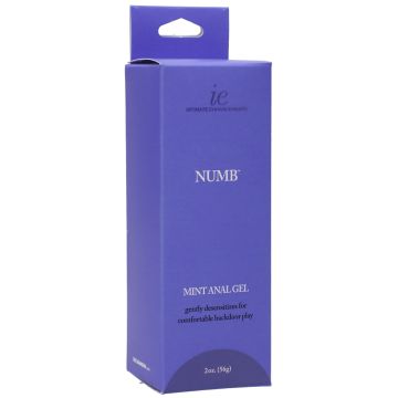 Intimate Enhancements Numb Anal Gel Mint 2 Oz