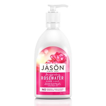 Invigorating Rosewater Hand Soap 16 Oz No Parabens Vegan Jason