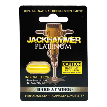 Jackhammer Platinum Sexual Male Enhancement Gold Pill