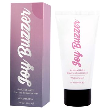 Jelique Joy Buzzer Arousal Balm Watermelon 1.5 oz. Vegan Friendly box