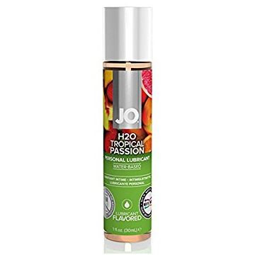 JO H2O Tropical Passion Flavored Lubricant 1 fl oz Bottle
