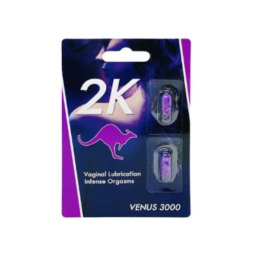 Kangaroo 2K Venus 3000 female enhancement tablets two count pack