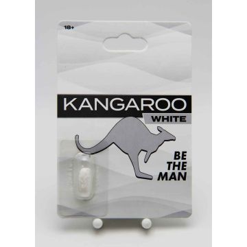 Kangaroo White Extra Strong male enhancement pill box front