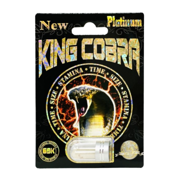 Cobra Platinum 69K Male Enhancement for Men 1 Pill Box