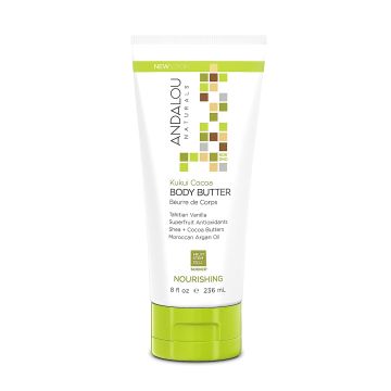 Kukui Cocoa Nourishing Body Butter 8 fl oz Andalou Naturals