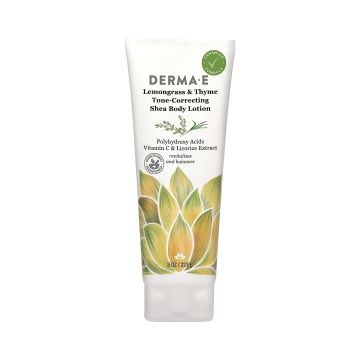 Lemongrass Thyme Tone Correcting Shea Body Lotion 8 Oz Derma E