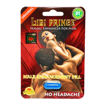 Libi Prince 2500pwr original male enhancement capsule front packaging