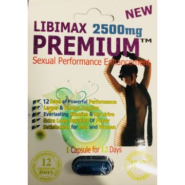 Libimax Premium 2500mg - Sexual Performance Enhancement for Men 1 Pill