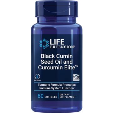 Life Extension Black Cumin Seed Oil Curcumin Elite front