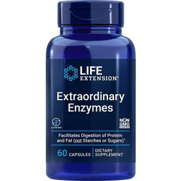 Life Extension Digestion Supplement Extraordinary Enzymes front