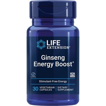 Life Extension Ginseng Energy Boost Gluten Free bottle