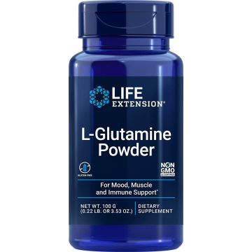 Life Extension Immune Support L-Glutamine Powder bottle