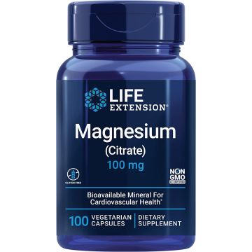 Life Extension Magnesium Citrate 100mg front