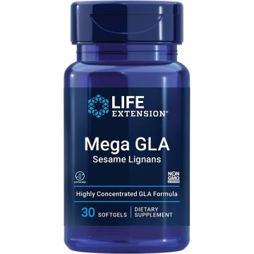 Life Extension Mega GLA Sesame Lignans front