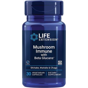 Life Extension Mushroom Immune with Beta Glucans bottle