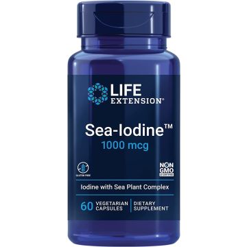 Life Extension Sea Iodine 1000 mcg 60 Veggie Caps Salt Free bottle