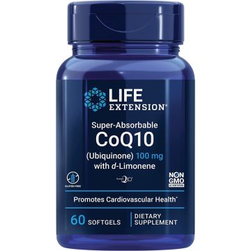 Life Extension 60 SG Super Absorbable CoQ10 bottle