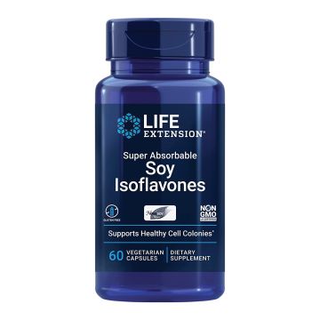 Life Extension 60 Veggie Caps Super Absorbable Soy Isoflavones bottle