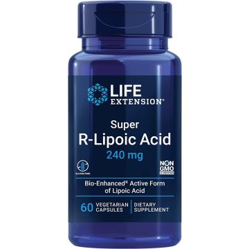 Life Extension Super R-Lipoic Acid 240mg bottle