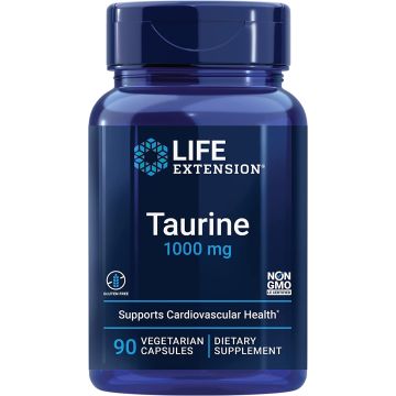 Life Extension Cardiovascular Health Taurine 1000mg bottle