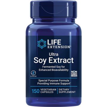 Life Extension Ultra Soy Extract 150 Veggie Caps bottle