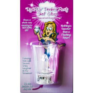 Light Up Pecker Party Shot Glass