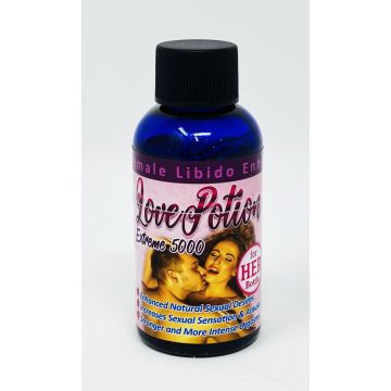 Love Potion Extreme 5000 For Her Natural Enhancement 2Oz Liquid Shot