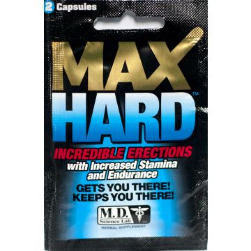 Max Hard Male Enhancement 2 Tablets 