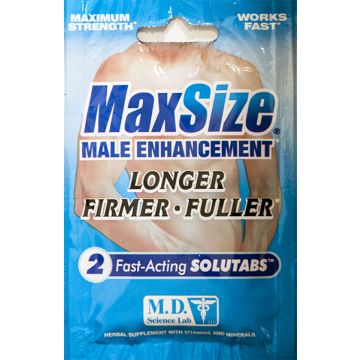MaxSize Male Enhancement Maximum Strength 2 Caplets