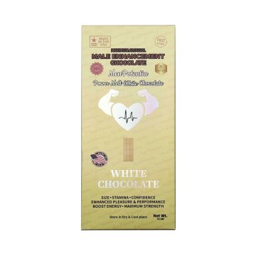 Men Potentia Halal White Chocolate Bar Male Enhancement