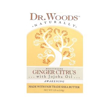 Moisturizing Ginger Citrus Bar Soap 5.25 Oz Organic Oils front