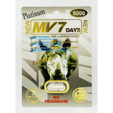 MV 7 Days Platinum 5000mg  Male Enhancement Capsule