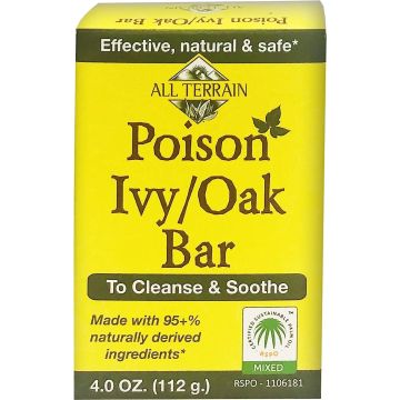 Natural Ingredients Poison Ivy Oak Bar Soap 4 Oz box