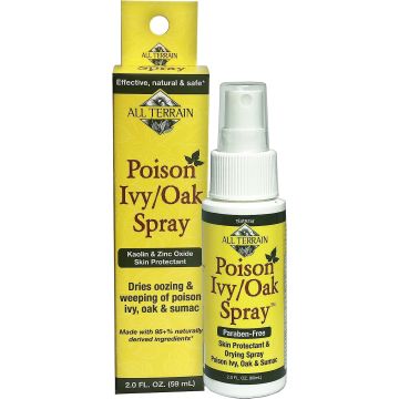 Natural Ingredients Poison Ivy Oak Relief Spray 2oz All Terrain both