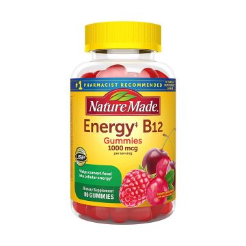 Nature Made Energy B12 Gummies - Cherry Mixed Berry Flavor