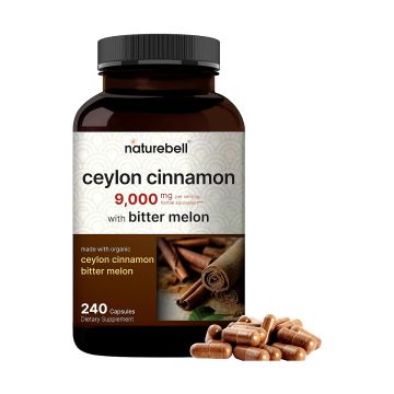 NatureBell Ceylon Cinnamon and Bitter Melon Capsules