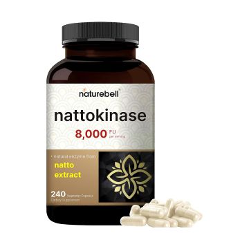 NatureBell Nattokinase Supplement Bottle