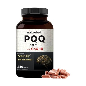 ZenPQQ+ 40mg PQQ & CoQ10 Capsules Front View