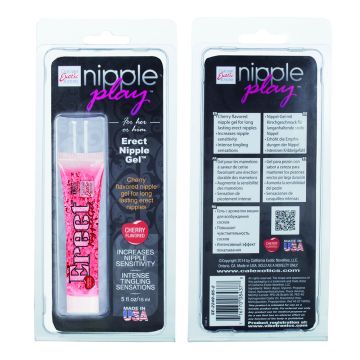 Nipple Play Erect Gel Cherry Flavored For Her or Him 