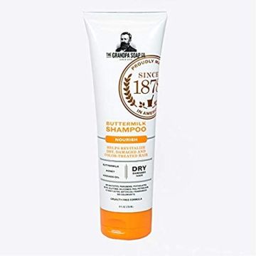 Nourishing Buttermilk Shampoo 8 Oz Dry Damaged Hair Grandpa Soap