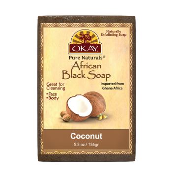OKAY African Black Soap Coconut 5.5oz