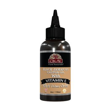 OKAY Black Jamaican Castor Oil 4oz Bottle