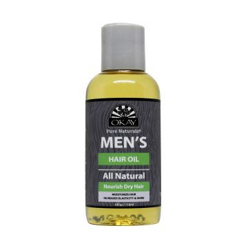 OKAY Men's Hair & Beard Oil 4oz bottle