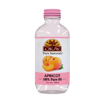 OKAY Pure Apricot Oil 1oz bottle