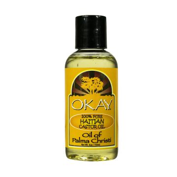 OKAY Haitian Castor Oil bottle