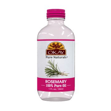 OKAY Pure Rosemary Essential Oil bottle